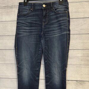 Women’s White House Black Market Skinny Jeans w/ Gold Accents – Size 2